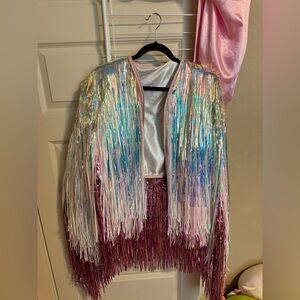 Bottle Blonde Studio Iridescent tinsel Jacket